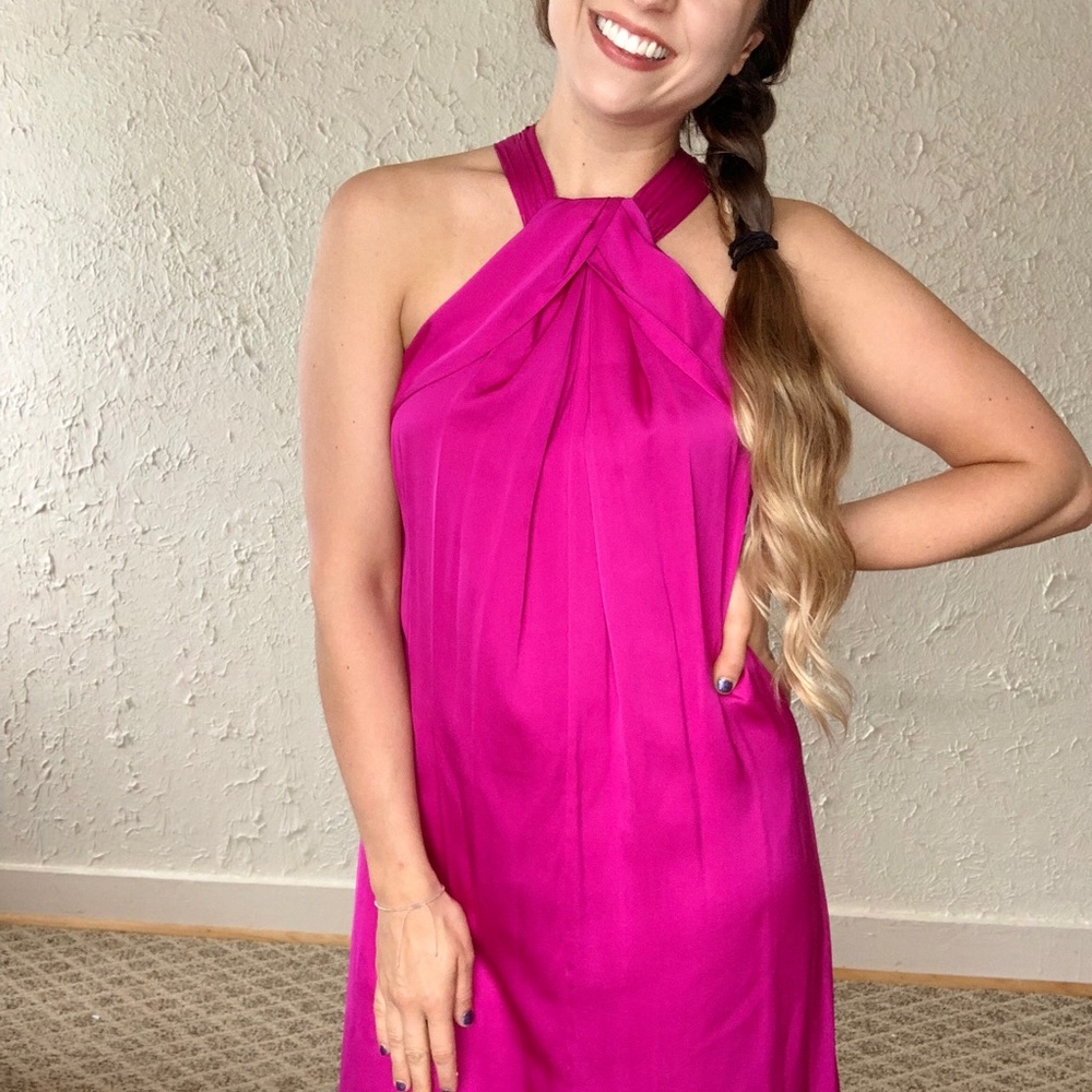 Banana Republic Fuchia Shift Dress